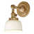 Satin brass and Ivory selected