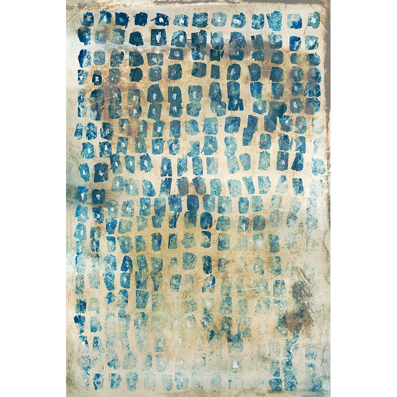 Torquoise Pierre Print by Austin Beiv, Knife Gel, 60" H x 40" W x 1.5" D