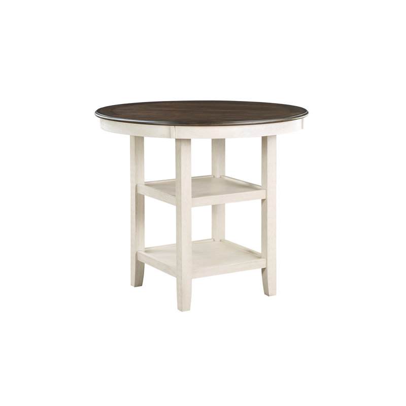 Ensemble de salle à manger Rodeny, 5 pièces, Blanc antique, Blanc antique