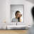 Frameless Rectangle Full Length Metal Wall Mirror Set Home Gym Mirror with Tempered Glass-1881856707