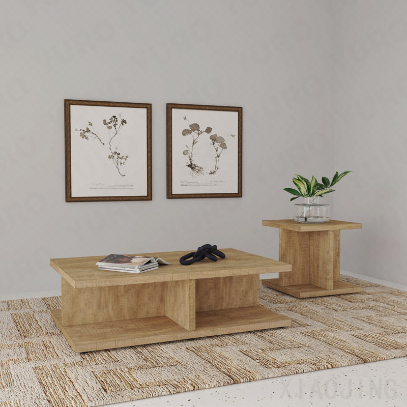 Ensemble de tables basses 2 pièces Mango, 16.25" H x 54" W x 33.75" D