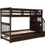 Lit superposé Twintwin avec lit gigogne et rangement polyvalent-484775008