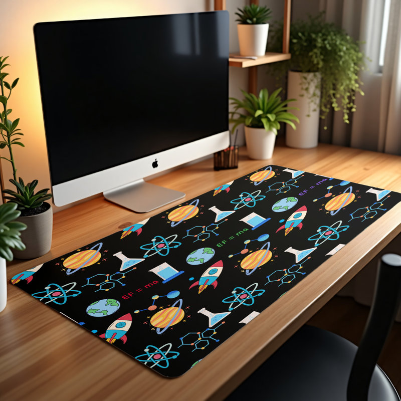 Polyester Desk Pad, 23.6x13.8