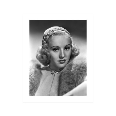 " Close-up Portrait Of Betty Grable "