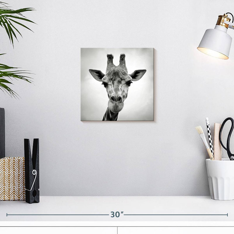 Crowle Giraffe BW, H 10 po x l 10 po