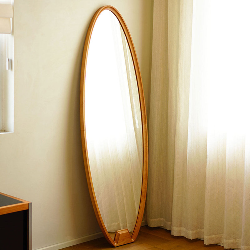Oval Solid Wood Full Length Mirrors