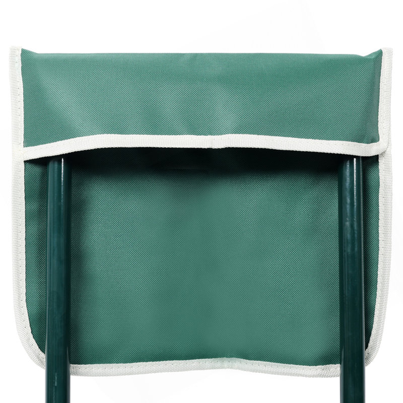 Garden Kneeler et banc de siège avec 2 pochettes à outils gratuites, tabouret pliable, coussin en mousse EVA, avec un coussin plus doux et un grand sac à outils pour les amateurs de jardin