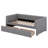 Shanav Twin Size Upholstered Daybed with Ergonomic Design Backrest and 2 Drawers-376948662