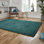 Mabie area rug Machine Woven Jewel Green