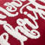 Winter Merry Xmas Red Rectangular Throw Cushion With Filling