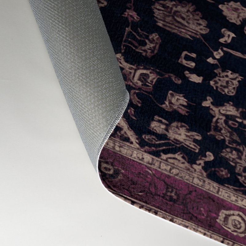 Tapis intérieur et extérieur brun Overdyed, Rectangle 9 pi x 12 pi