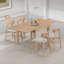 Ensemble de table de salle à manger à rallonge 5 pièces Valencia-130444323-128904879