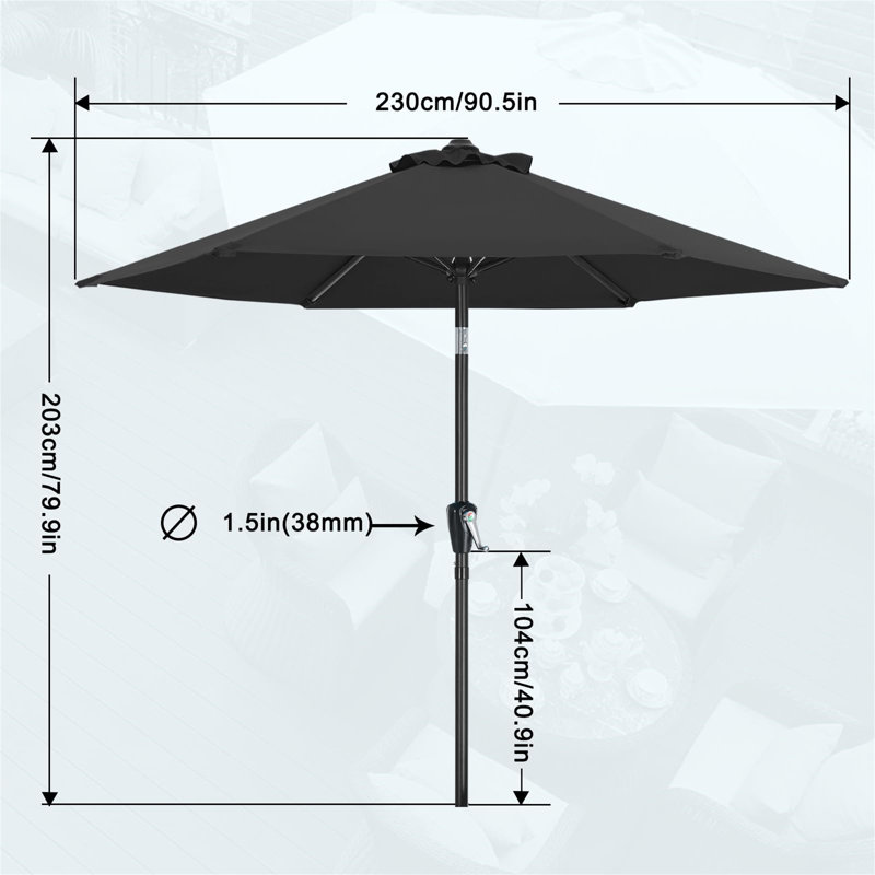 Caroleann 4.77kg Umbrella Base