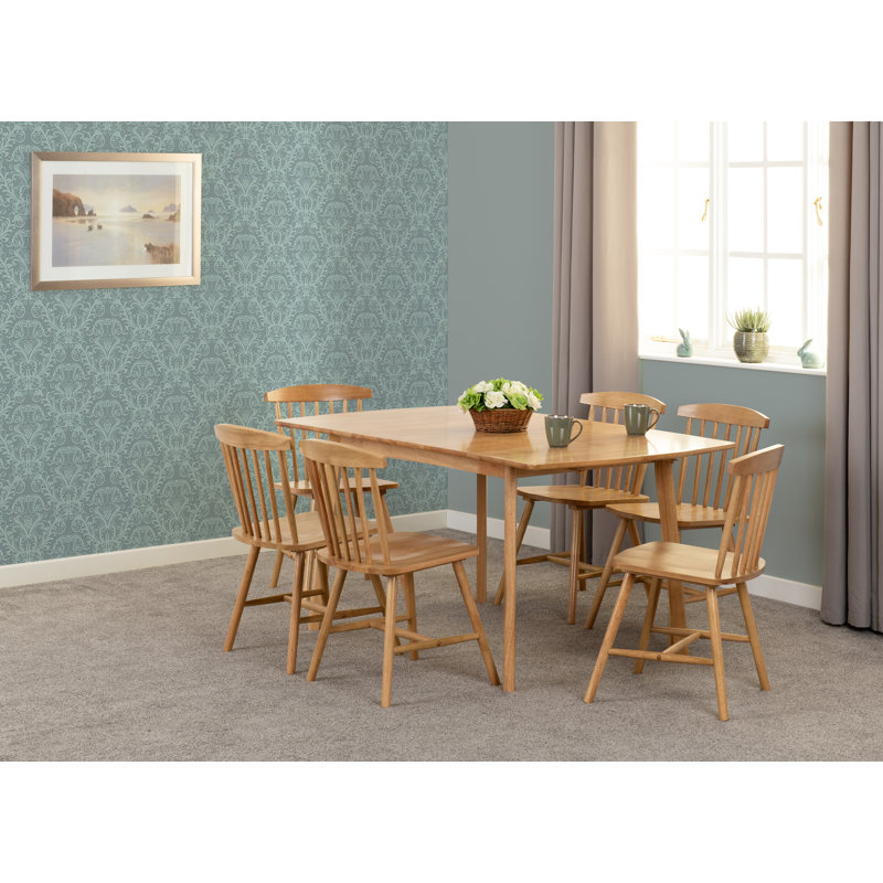 Stanleytown 6 - Person Butterfly Leaf Dining Set