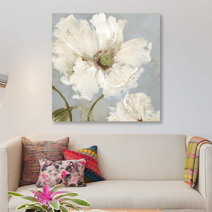 «Cadence I», reproduction sur toile, H 26 po x l 26 po x P 1,5 po, Pas de tapis, Toile tendue