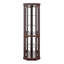 Armoire de coin en verre, vitrine lumineuse, vitrine de coin, armoire de vestibule-1692749158
