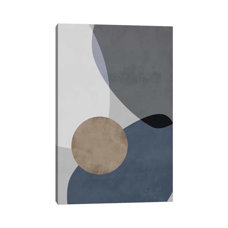 Graphic 210 by Mareike Böhmer - Print on Canvas, Wrapped Canvas, 152.4cm H x 101.6cm W x 3.81cm D