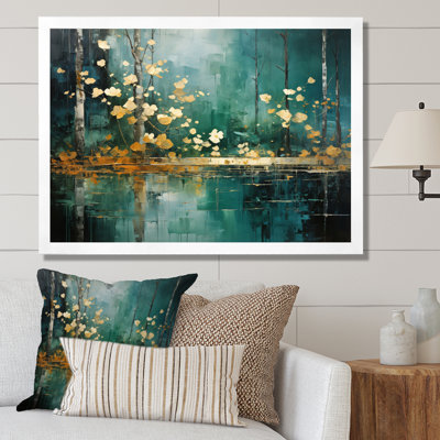 Toile Bold Forest Emerald II - impressions sur toile forêt