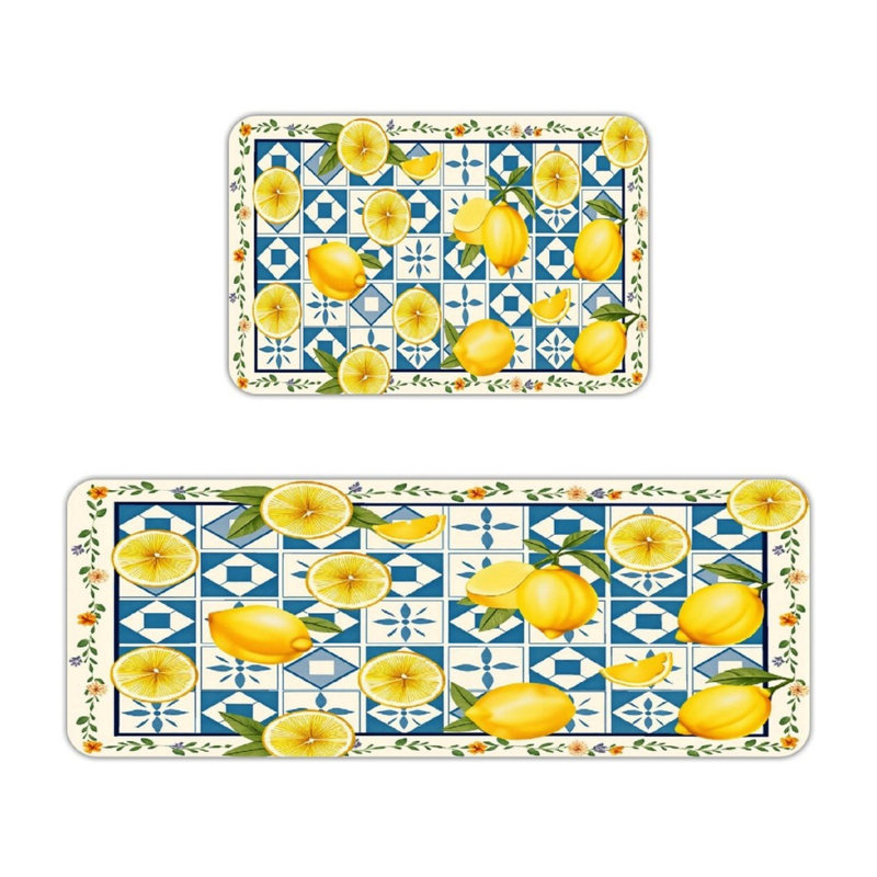 Tapis de cuisine 2 pièces