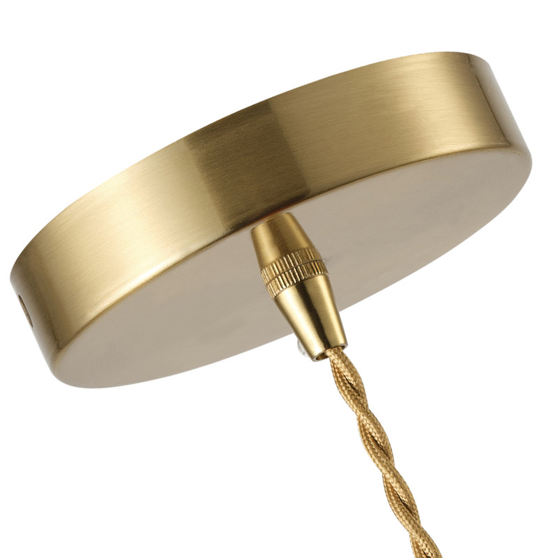 1-Light green dimmable glass pendant lamp