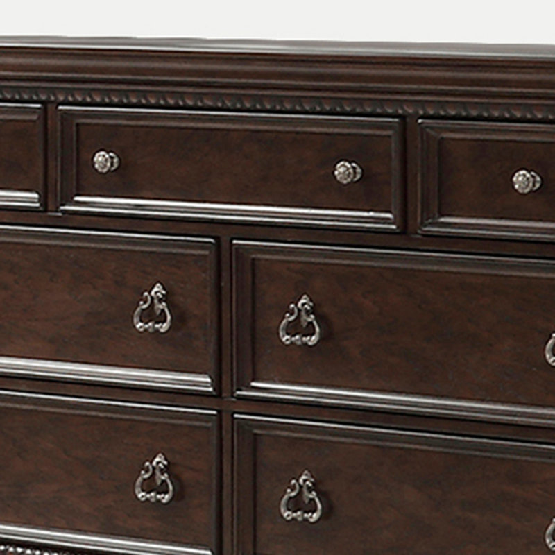 Commode 7 tiroirs en acajou