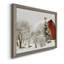 Festive Barn - cadre photo, reproduction d'art sur toile-658022332-658022304