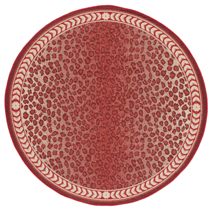 Tapis d'intérieur / extérieur Moriarty, Rond 6 pi 7 po