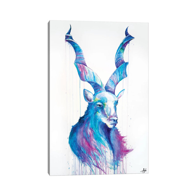 Shiro 1 Piece Wrapped Canvas Painting, 20.32 cm H x 30.48 cm W
