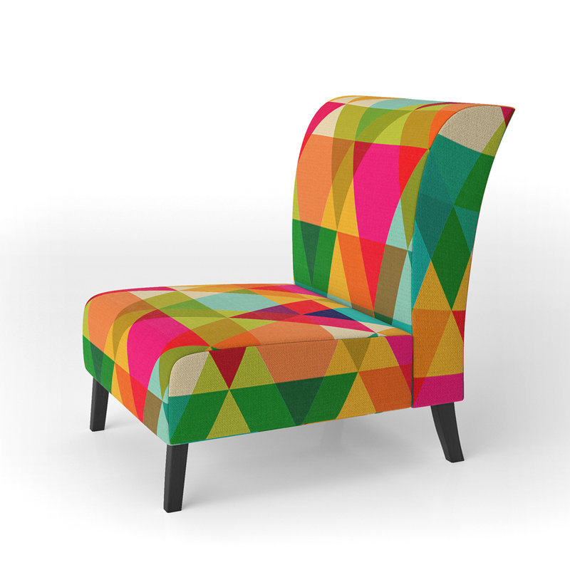Diamond Retro IX  - Mid-Century Upholstered Slipper Chair