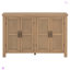 Buffet de rangement 4 portes avec tablettes réglables pour le salon et le bureau-435020977