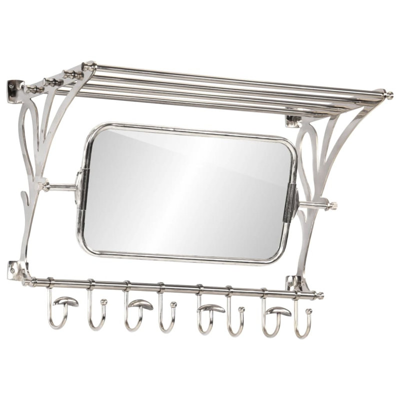 Grands accoudoirs réglables en aluminium argenté Vidaxl, Argent argent, H 23,6 po x l 31,9 po x P 15 po