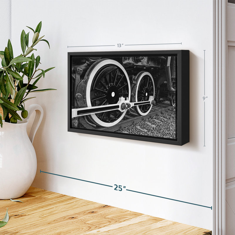 " Train Wheels Wall Art ", 9" H x 13" W