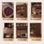 Buffet en noyer massif et bois manufacturé-1974823062