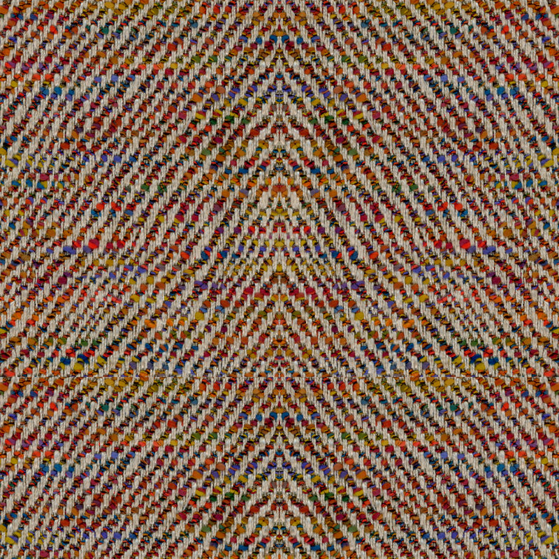 Cape Comorin Sarada Cotton Blend Fabric, Iris/Azure