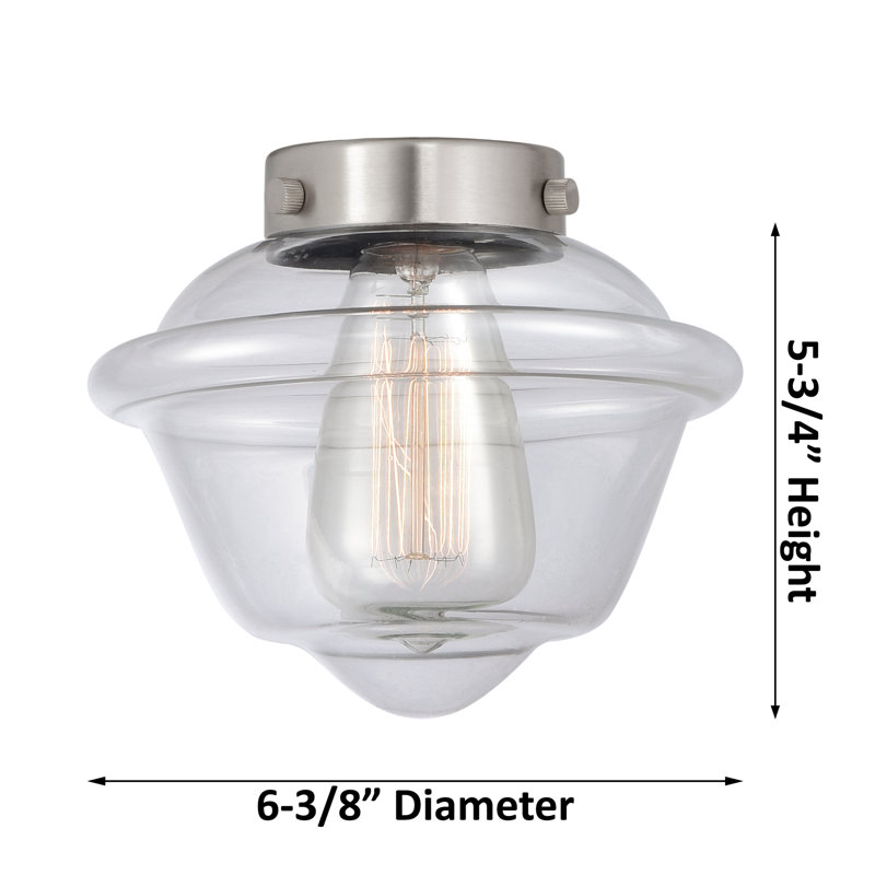 Agosto Armed Sconce, Brushed Satin Nickel, 3.5 Watt Vintage LED Bulb, Seedy