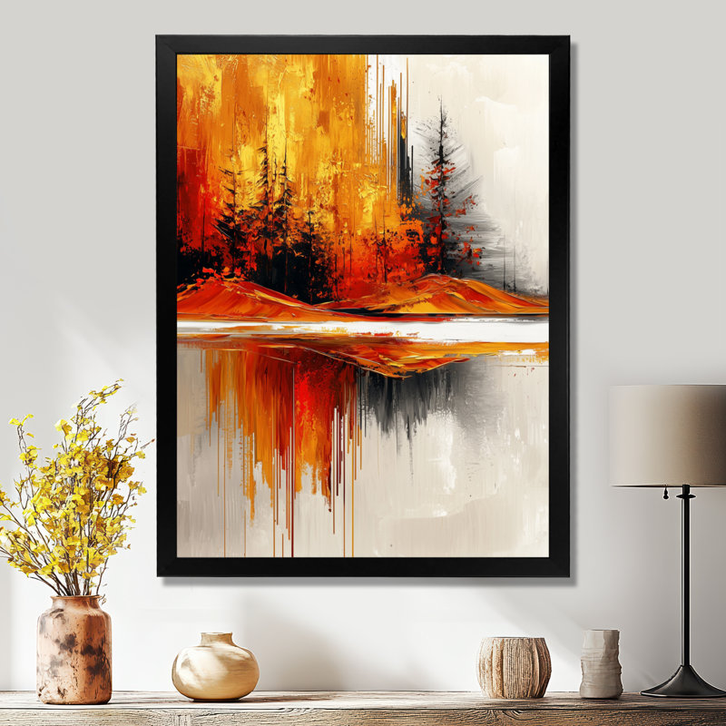 Opsincs - Landscapes Wall Art Prints, Black, 20" H x 12" W, Reproduction encadrée d'une seule photo