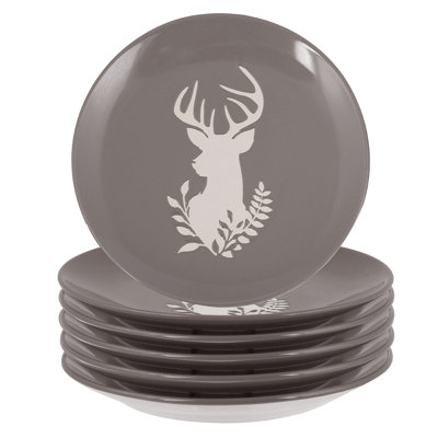 21cm Stoneware Appetiser Plate, Set of 6