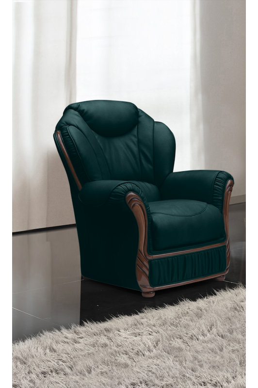 Kipling Faux Leather Armchair, Black