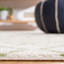 Tapis ivoire / sauge en polypropylène tissé à la machine Lorenco-797833389