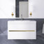 Meuble-lavabo mural 36 po avec lavabo