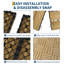Carreaux de terrasse en composite de style entrelacé 12 po x 12 po-123352213-123352218