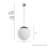 Hepburn 1 - Light Sphere Globe Pendant-86178568-86178570