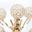 Candélabre de table en cristal à 21 têtes H 21,67 po-1704579508
