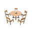 Joice Outdoor 6 - Piece Teak Dining Set-428460319
