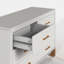 Commode double 6 tiroirs en bois robuste-1367436732
