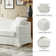 Zalma Transitional 83" Curved Back Slipcovered Sofa with Toss Pillows
