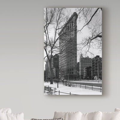 «Flat Iron Building» Avisha, reproduction de photo sur toile tendue