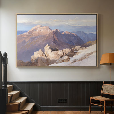 Hoher Goll de Watzmann-Hocheck, 1919 - Edward Theodore Compton, toile tendue avec châssis