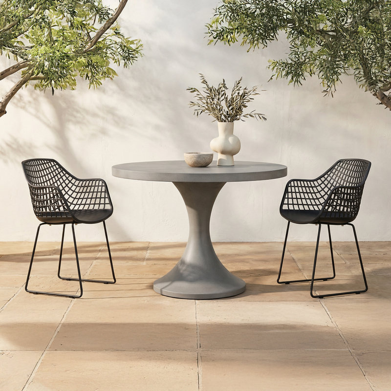Fauteuil de salle à manger Norton Premium, Noir