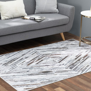 Spura Home Non Slip 6x9 Carpet Floor Cover Underlay White Area Rug